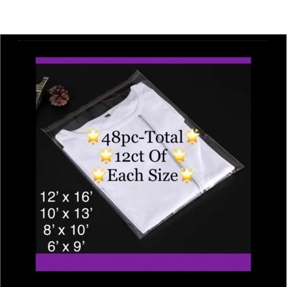 Boutique Shipping Cello~Poly Bag’s Bundle 196pc starter package⭐️100~Stickers 🆕